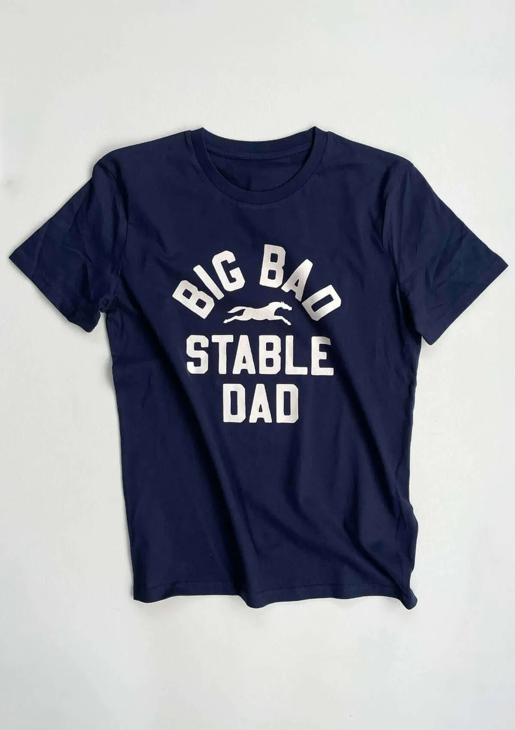LOPE Big Bad Stable Dad T-shirt mørkeblå bomuld