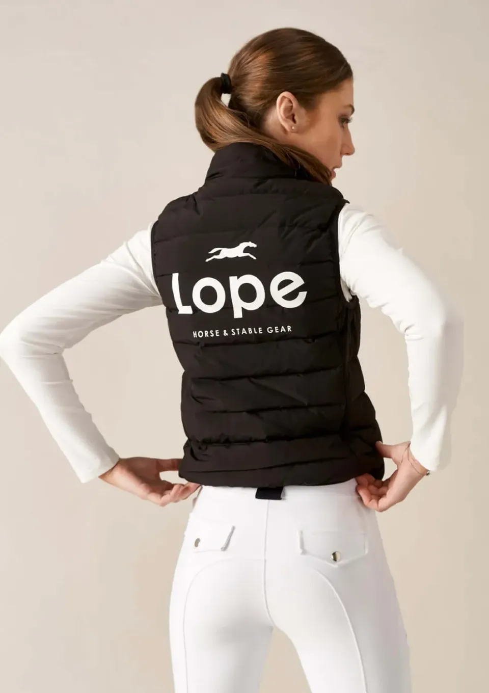 LOPE Team Vest dunvest sort ridevest XS-XXL