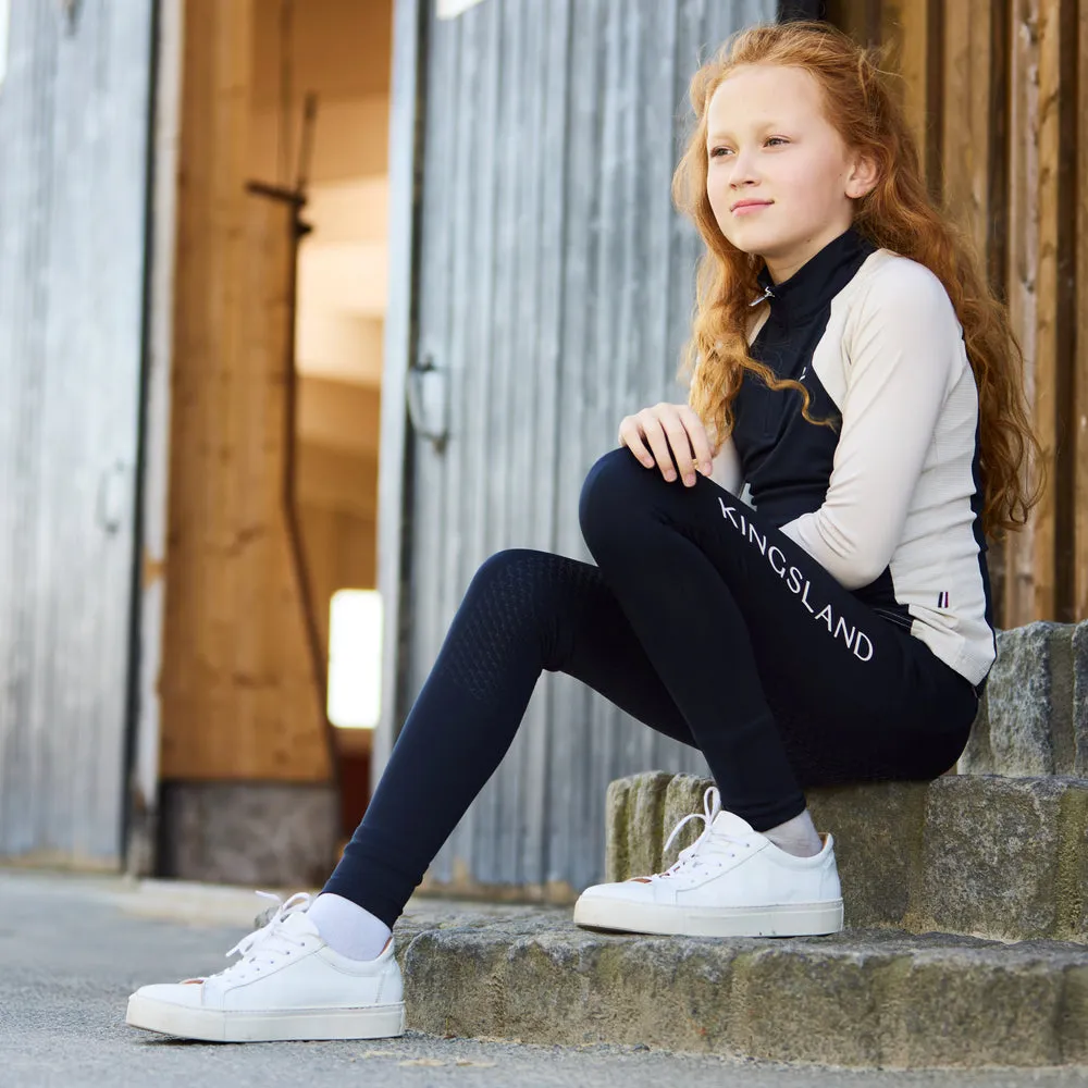 Kingsland KLLinda rideleggings junior navy 140 full-grip