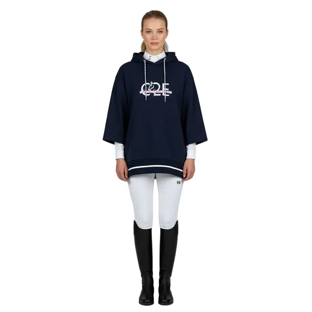 C2E Equestrain Barbican oversized sweat navy blå