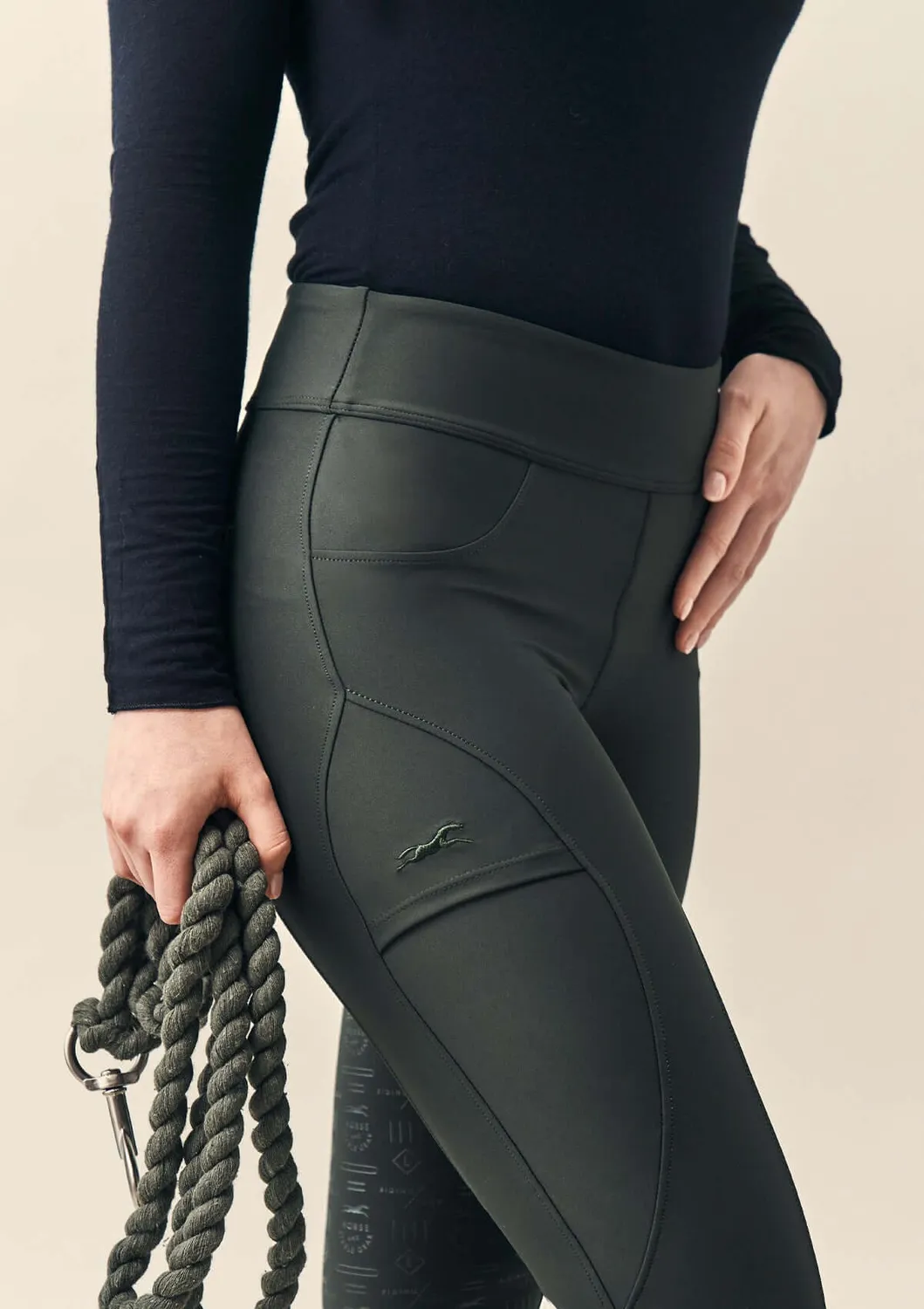 LOPE The Flow ridebukser full grip grøn rosé XS-XL