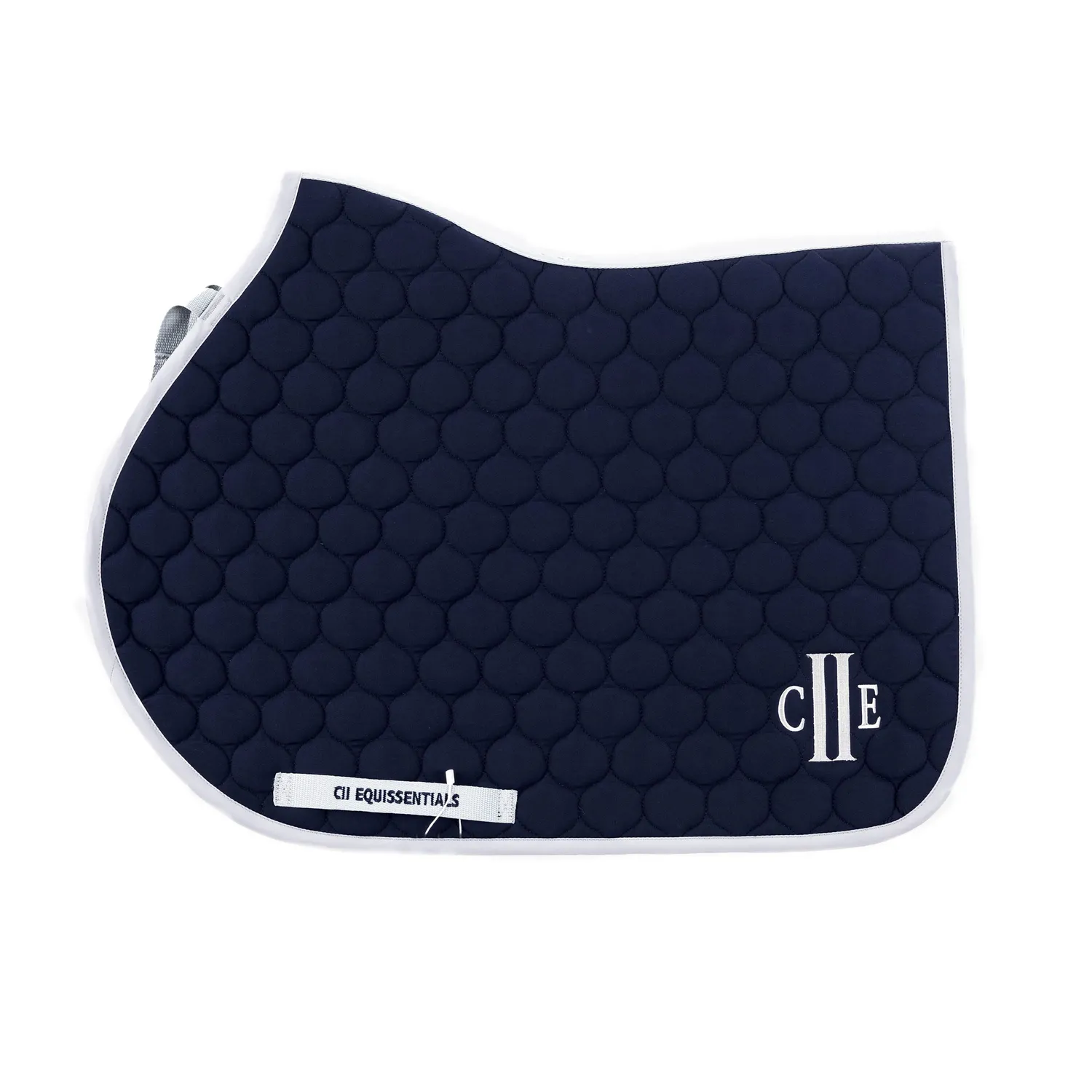C2E Truckee sadelunderlag spring navy quiltet