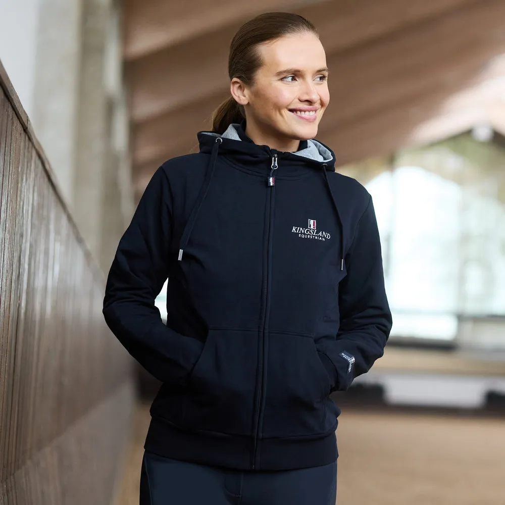 Kingsland Classic sweatjakke unisex navy hætte