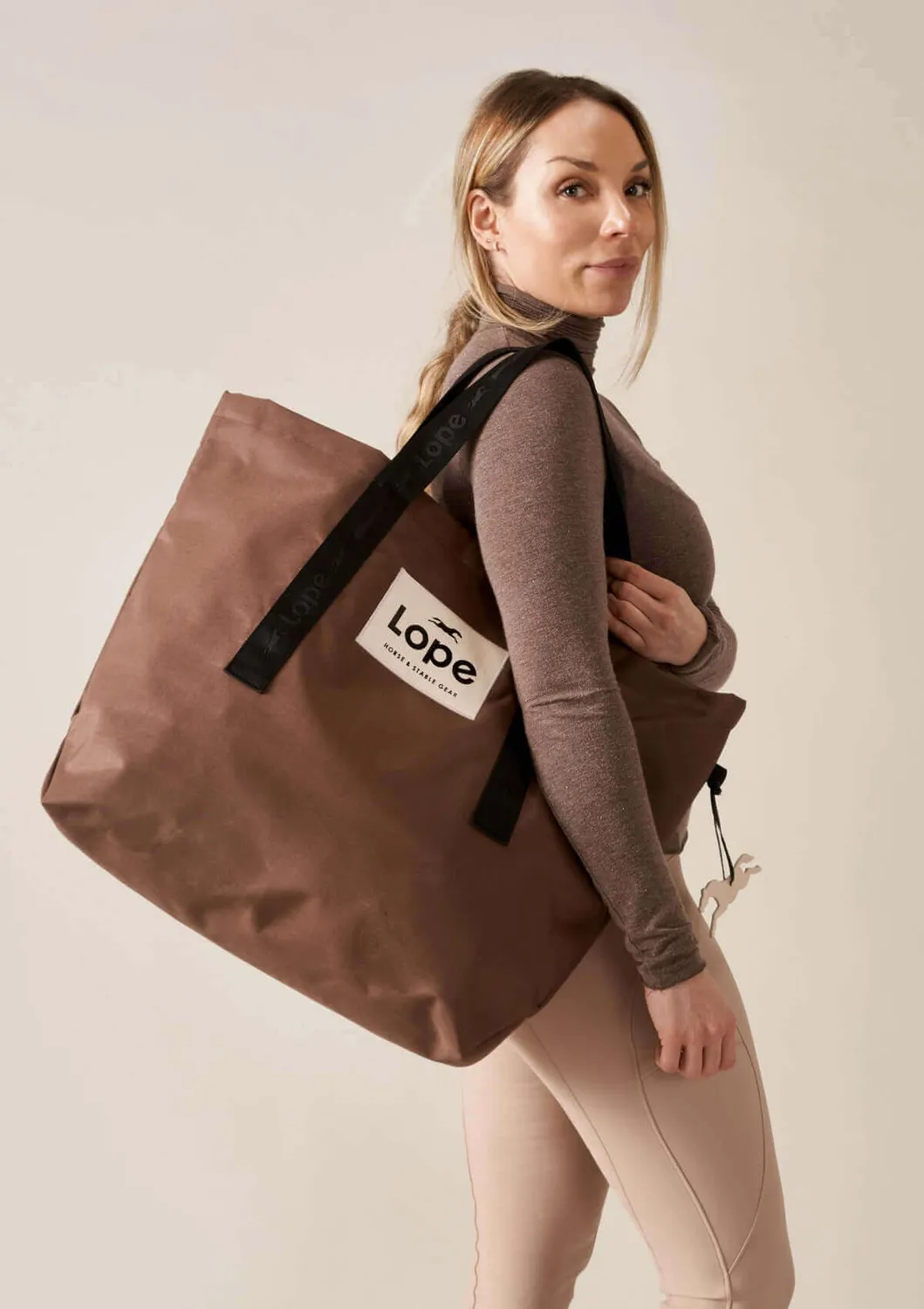 LOPE Champion Bag Redux staldtaske brun Rich Chocolate