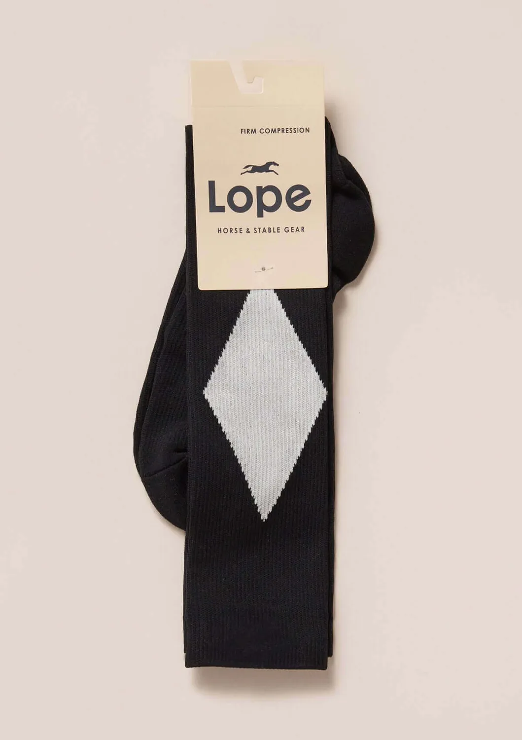 LOPE Competition Socks kompressionsstrømper sort/hvid