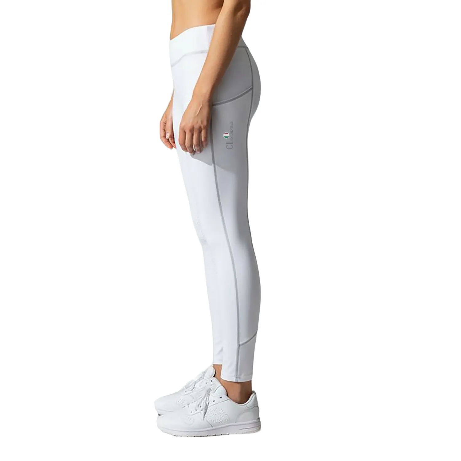 C2E Guadalupe Fullgrip ridetights hvide dame