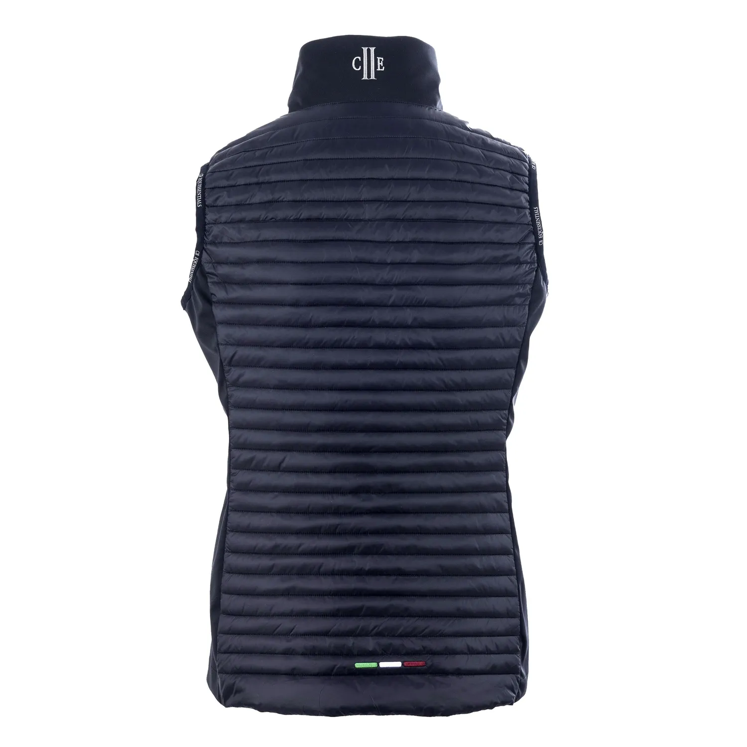 C2E Natomas Ridevest quiltet Black Iris softshell dame