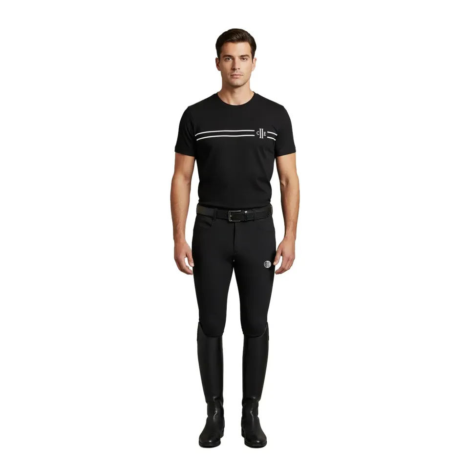 C2E Calenzano T-shirt herre sort bomuld