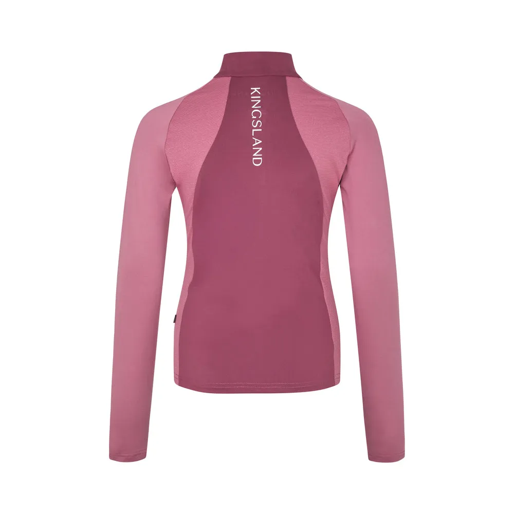 Kingsland KLLinda træningsshirt Heather Rose åndbar