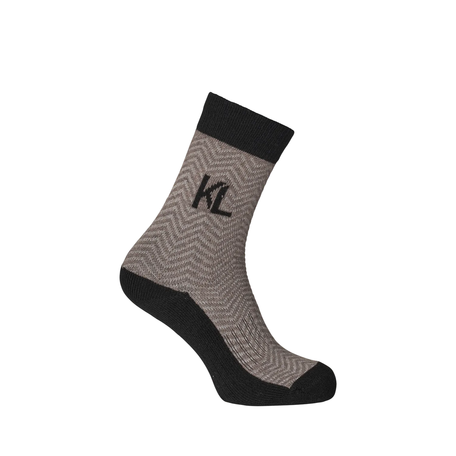 Kingsland KLAudrey ridestrømper navy uldmix mellem
