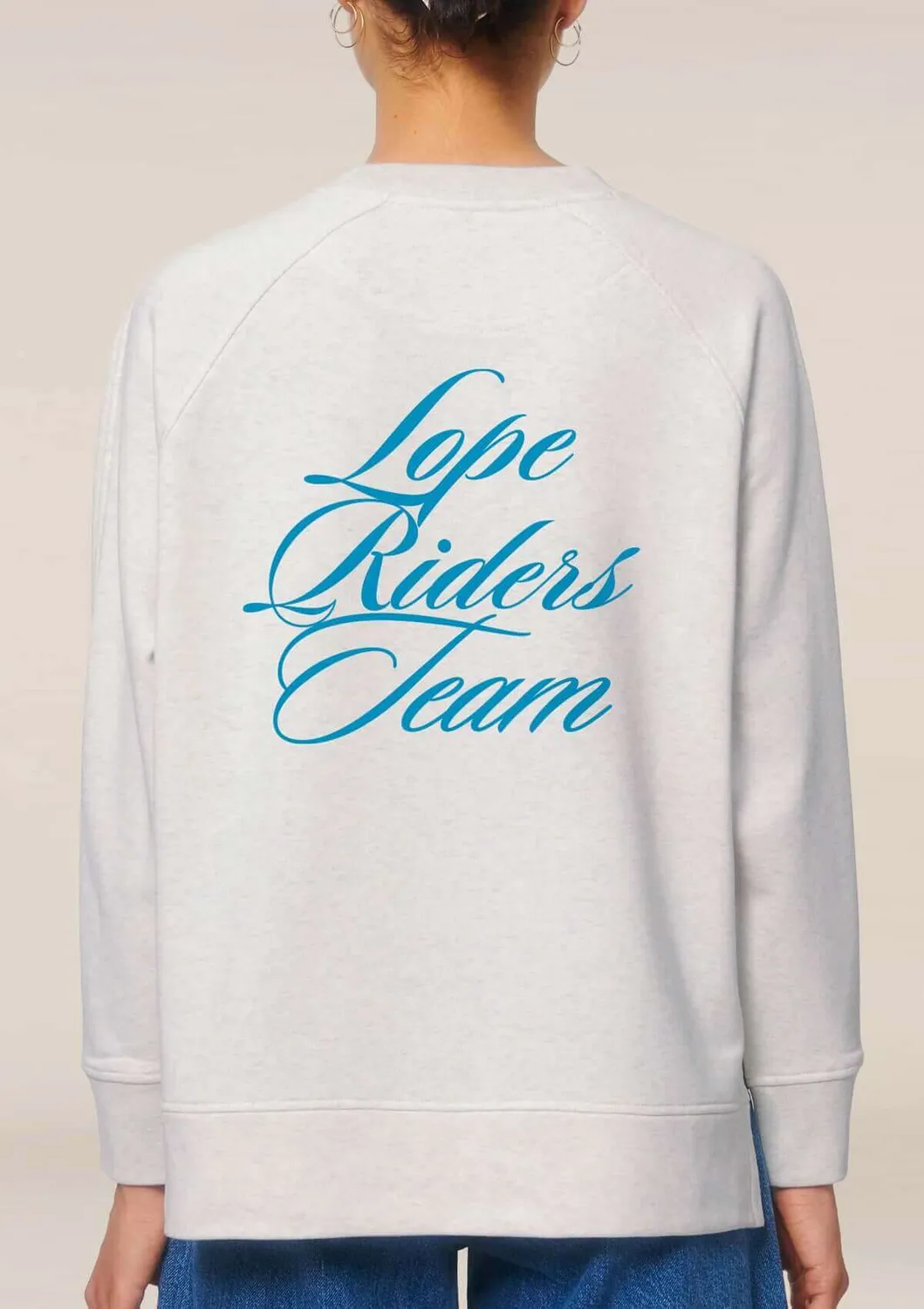 LOPE Leisure sweatshirt grå melange økologisk bomuld