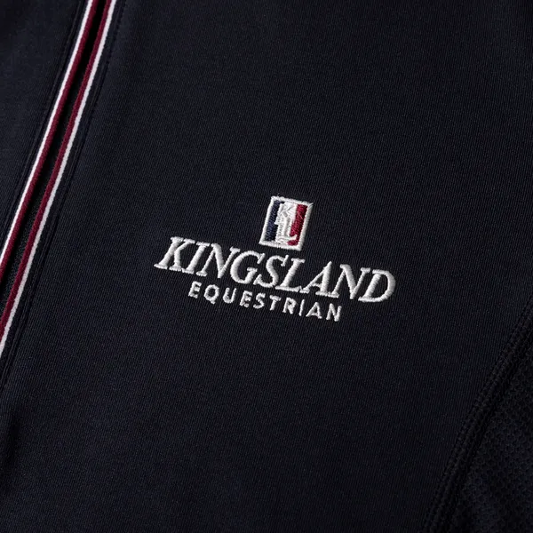 Kingsland Classic trænings t-shirt Navy lynlås
