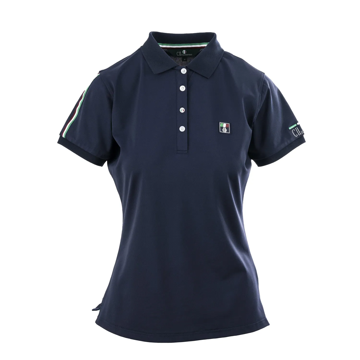 C2E Merced pique poloshirt navy quickdry