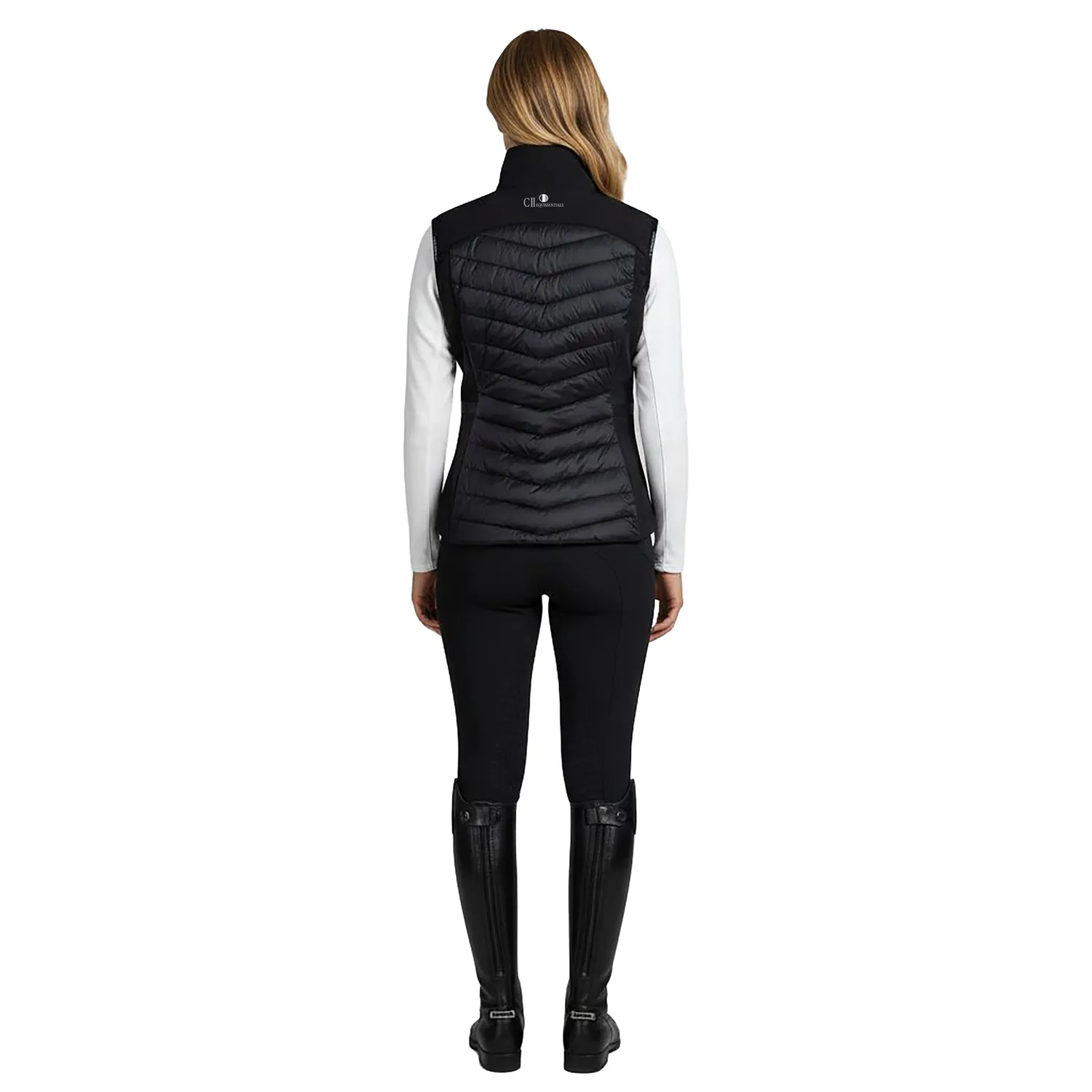 C2E Burbank quiltet vest dame sort softshell