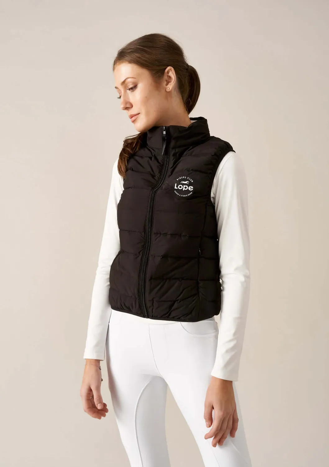 LOPE Team Vest dunvest sort ridevest XS-XXL