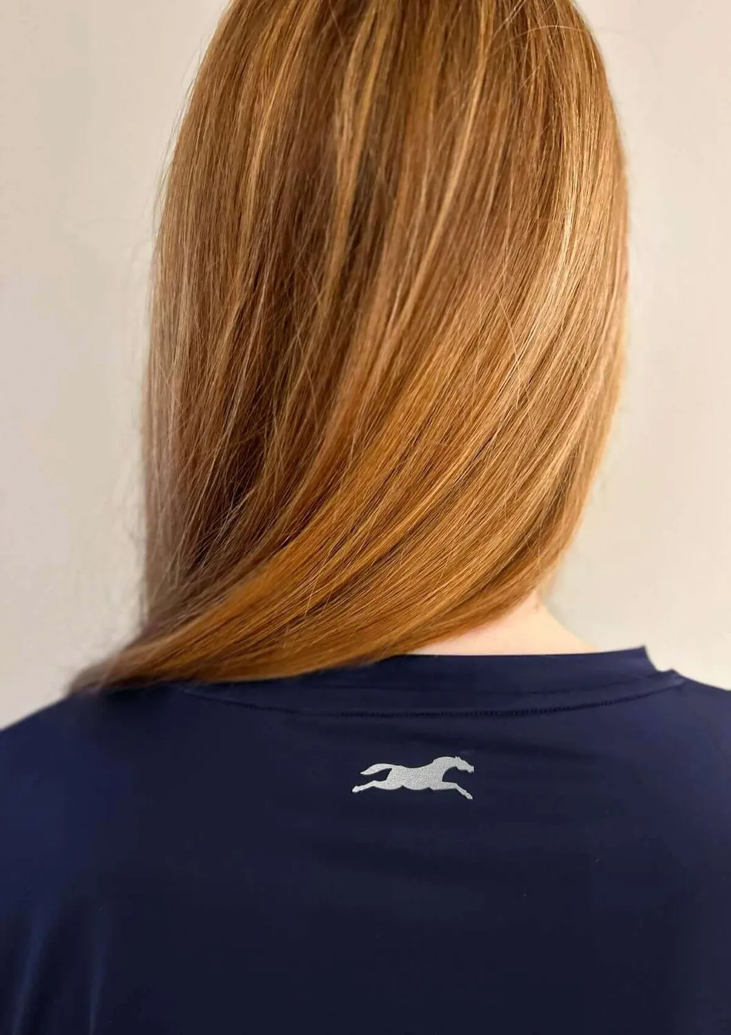 LOPE Liquid Fit langærmet funktionstop navy åndbar