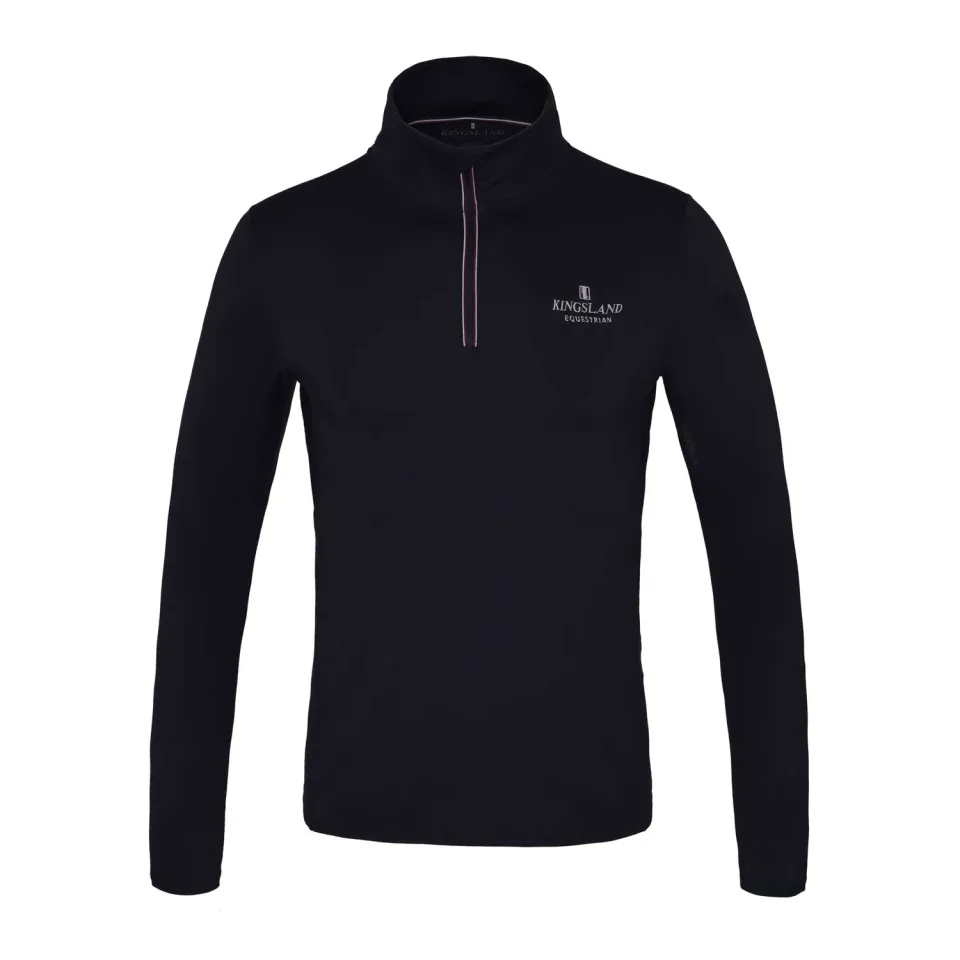 Classic træningsshirt herre navy M 4-vejs stræk