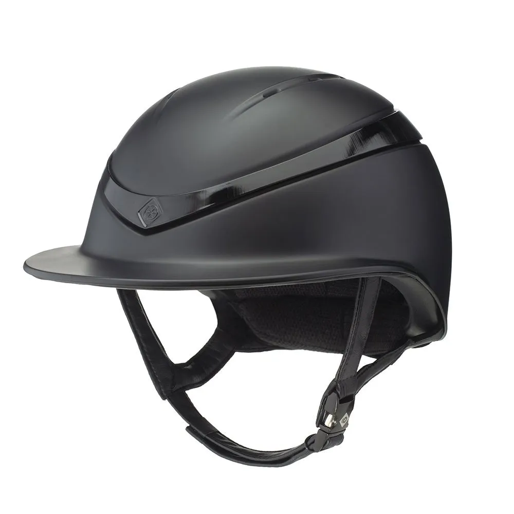 Charles Owen Halo Luxe stævnehjelm sort medium