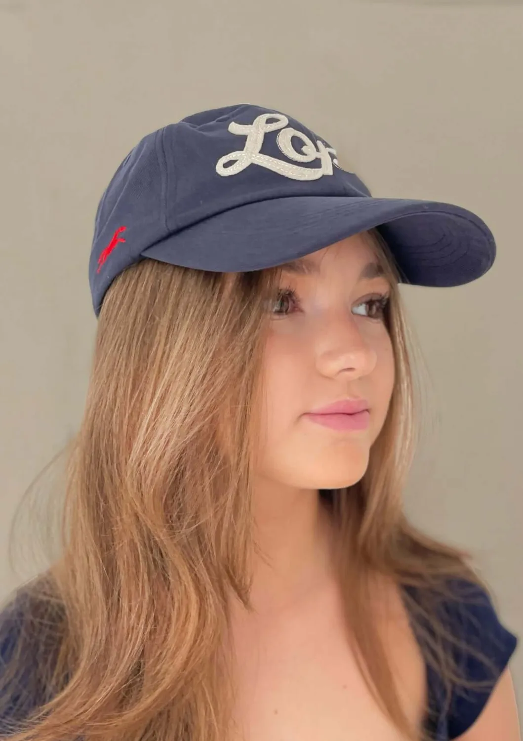 LOPE Heritage Cap kasket navy twill-bomuld