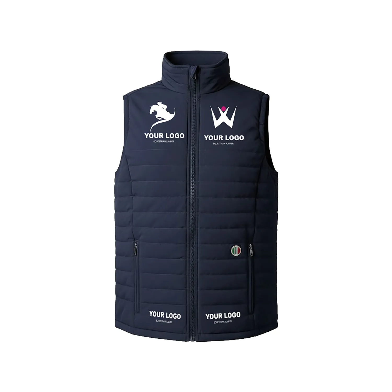 C2E Lemoore Bodywarmer ridevest Black Iris vandafvisende