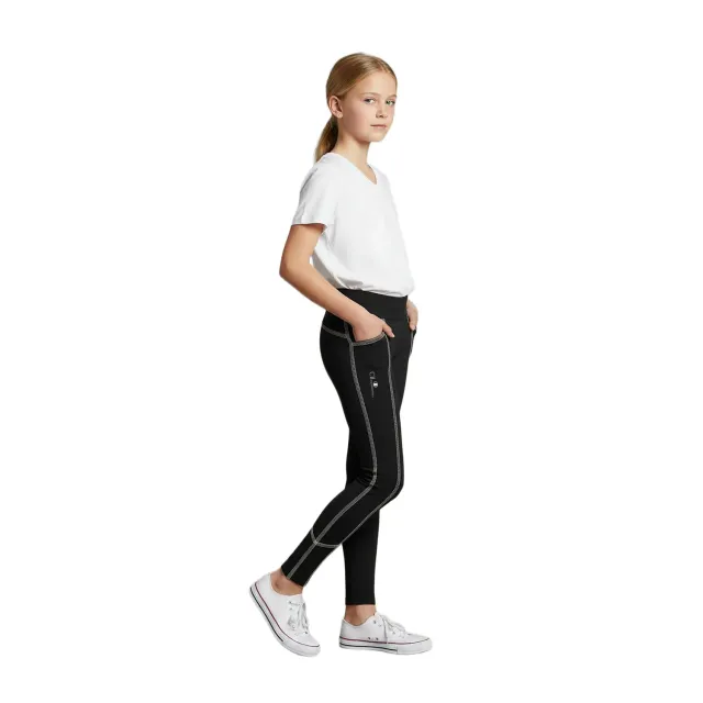 C2E Guandalupe ridetights sort pige fullgrip