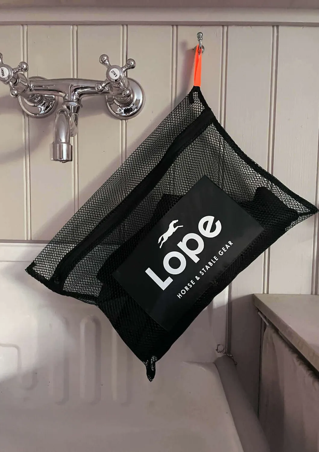 LOPE Mesh Bag vaskepose 40x30 cm sort