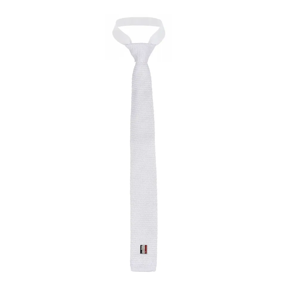 Kingsland Classic plastron hvid strik