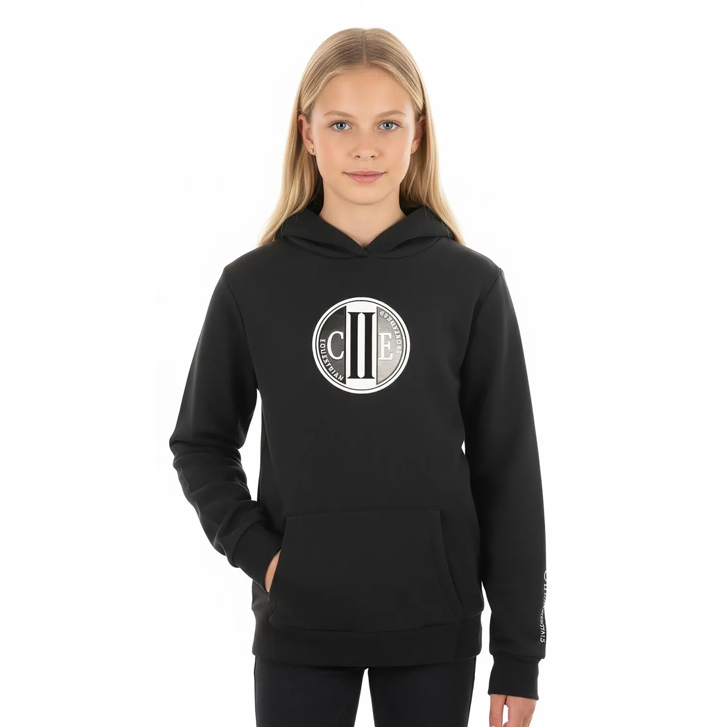 C2E Stocton hoodie sort Jet Black unisex