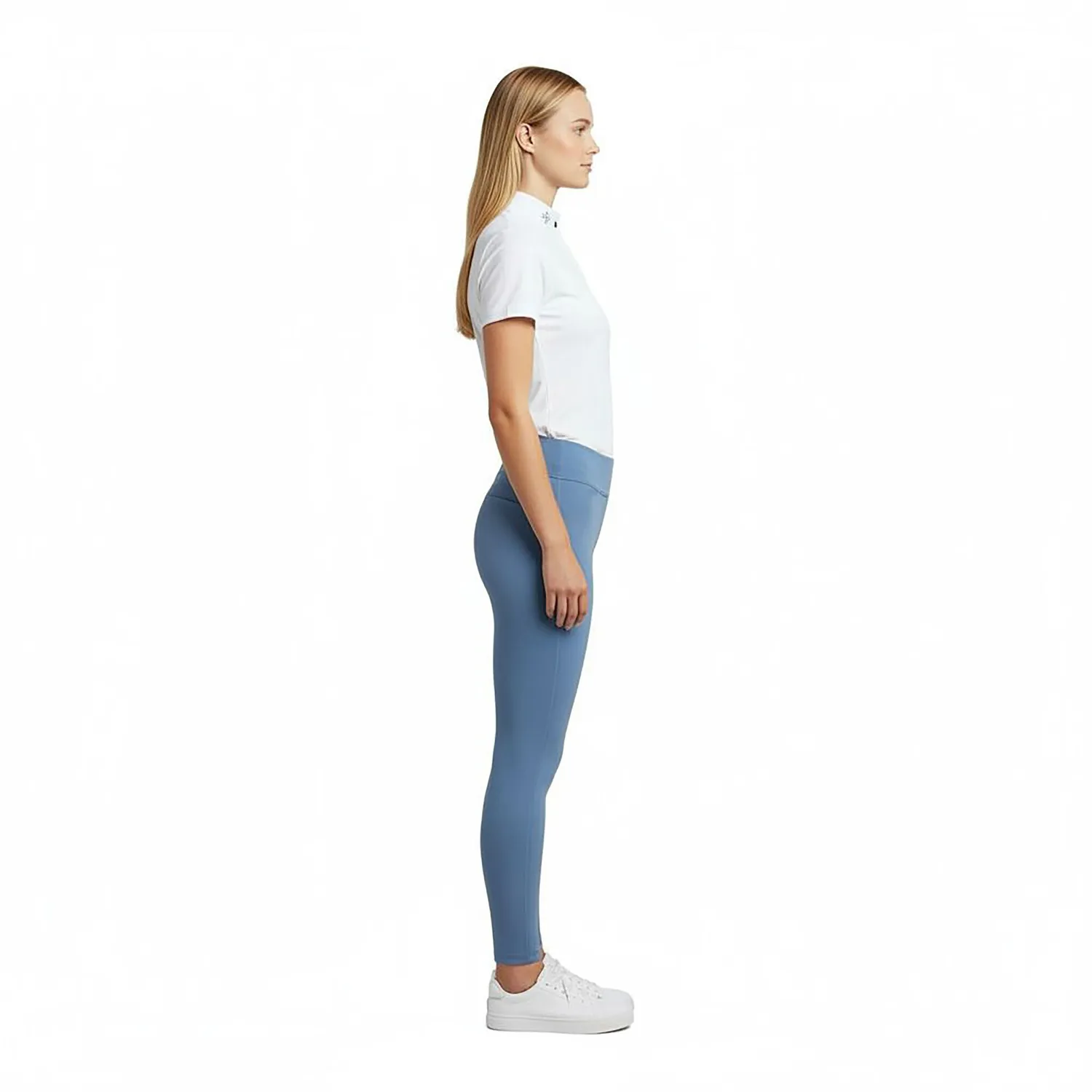 C2E Waterloo Ladies FG Solid ridetights placid blue full-grip
