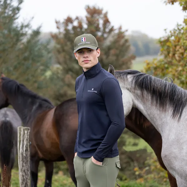 Kingsland KLClassic Træningstrøje Herre Navy XS-XXL børstet