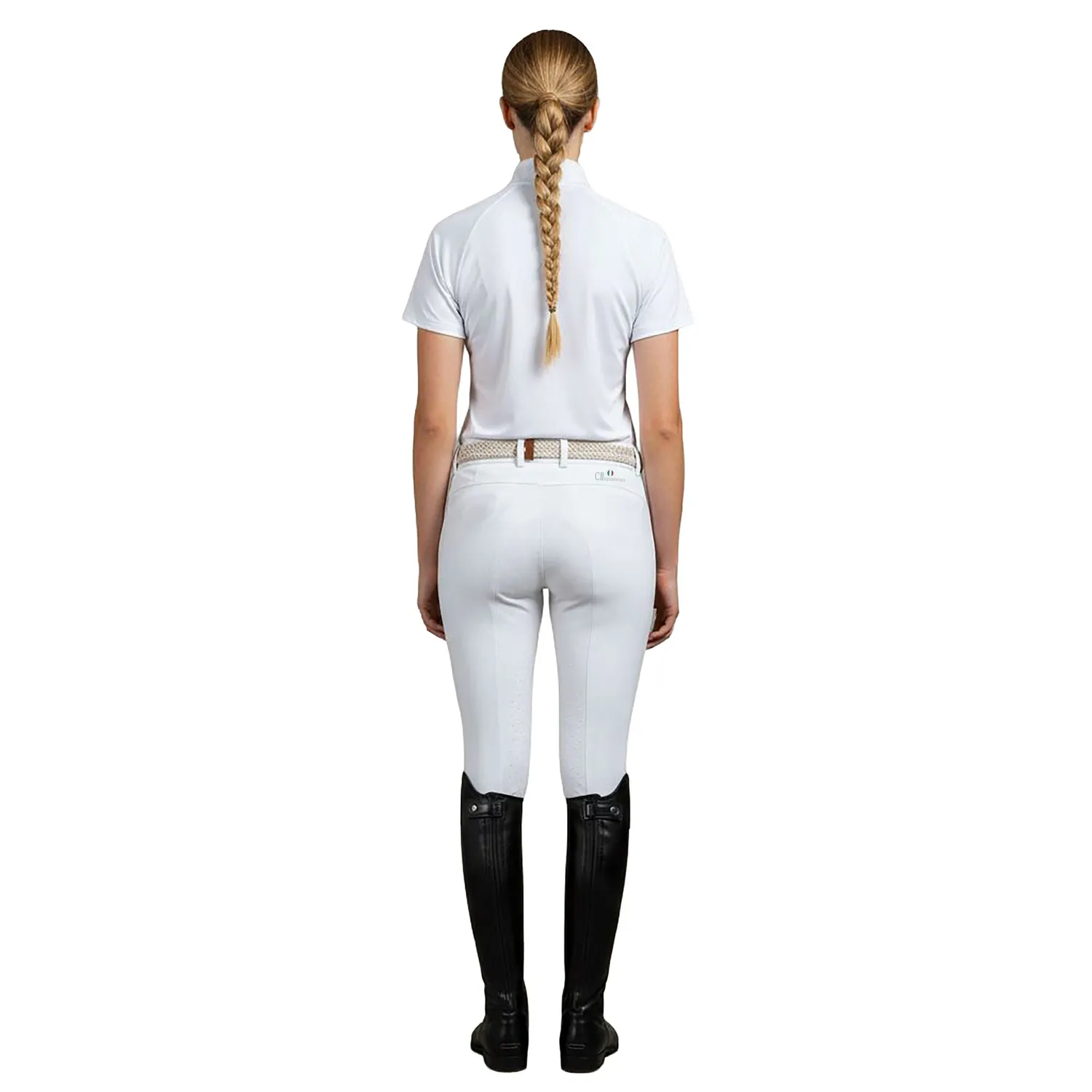 C2E Westminister lynlås top dame hvid mesh