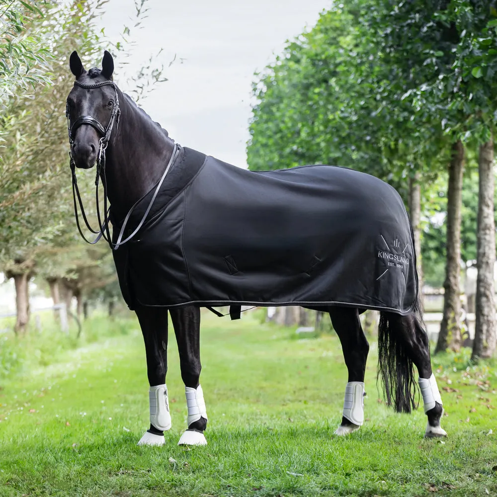 Kingsland KLMona fleecedækken Sort 155 cm åndbart