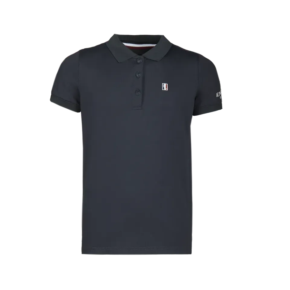 Kingsland Classic Piqué juniorpolo navy quick-dry