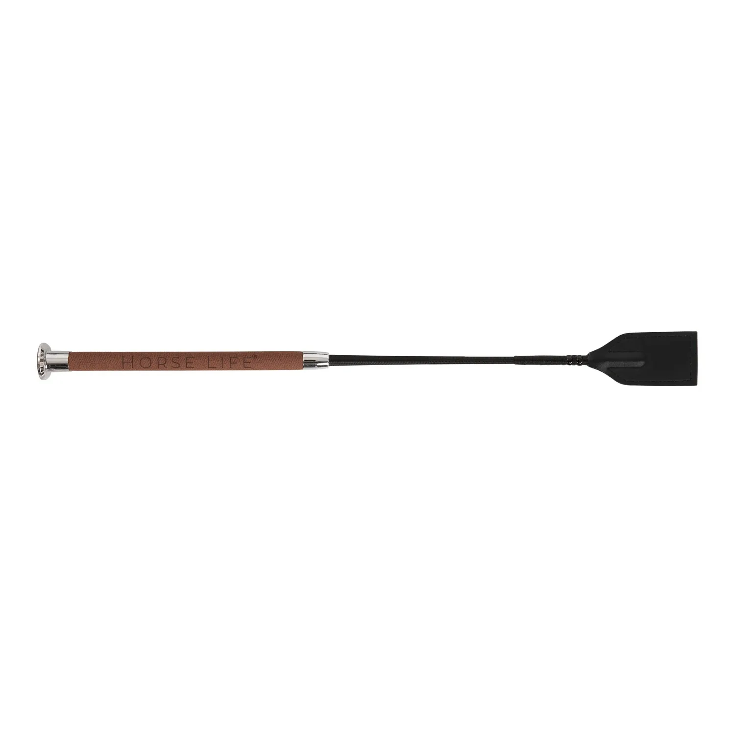 Källquist Horse Life springpisk sort 60 cm læder