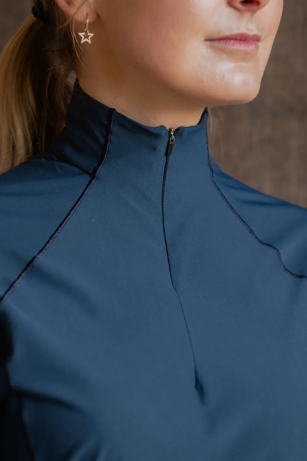 Racesafe ¼ Zip Baselayer navy svedtransporterende