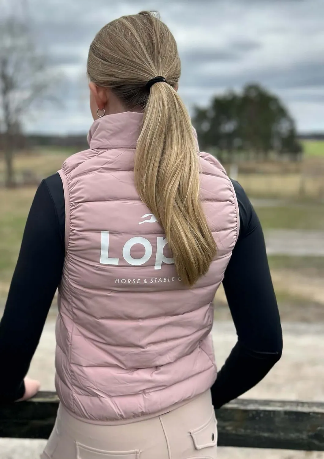 LOPE Team ridvest junior puderrosa dun varm