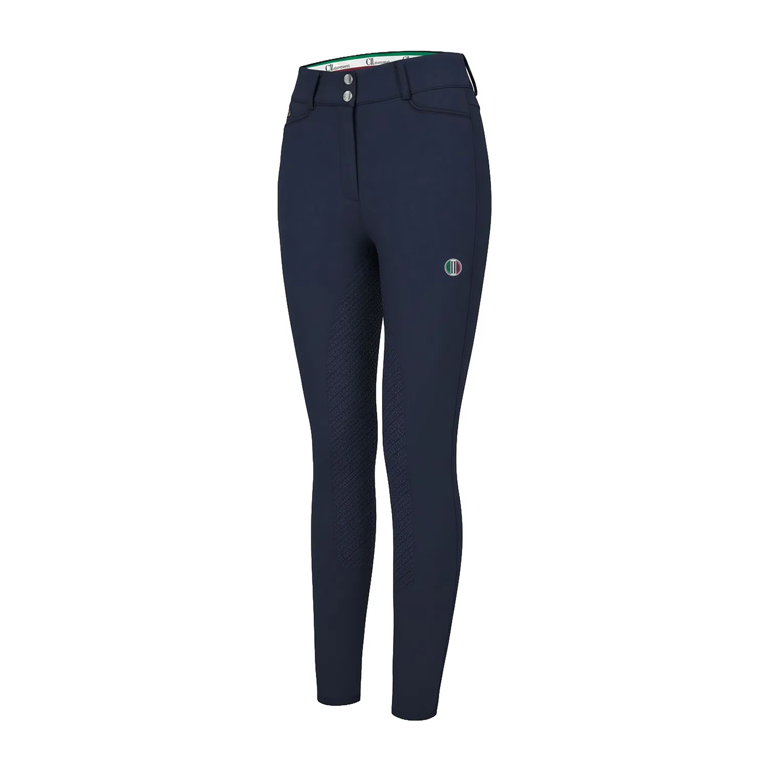 C2E Equestrain Fresno ridebukser navy fullgrip