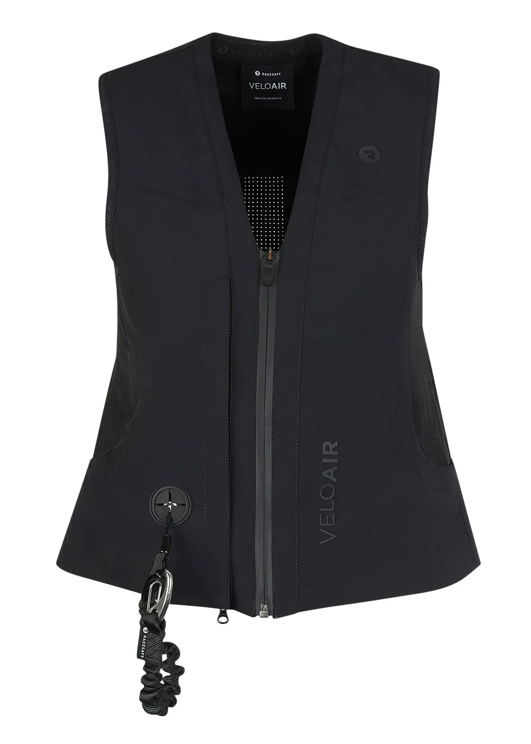 Racesafe VeloAir Black airbagvest Adult 2 letvægt