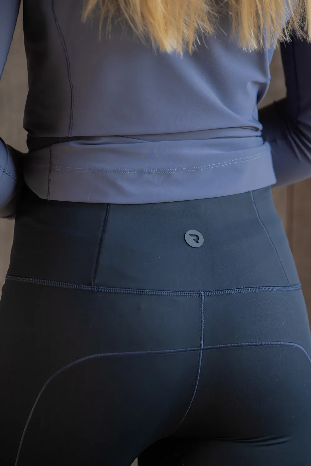 Racesafe Core Grip ridetights navy med silikonegrip