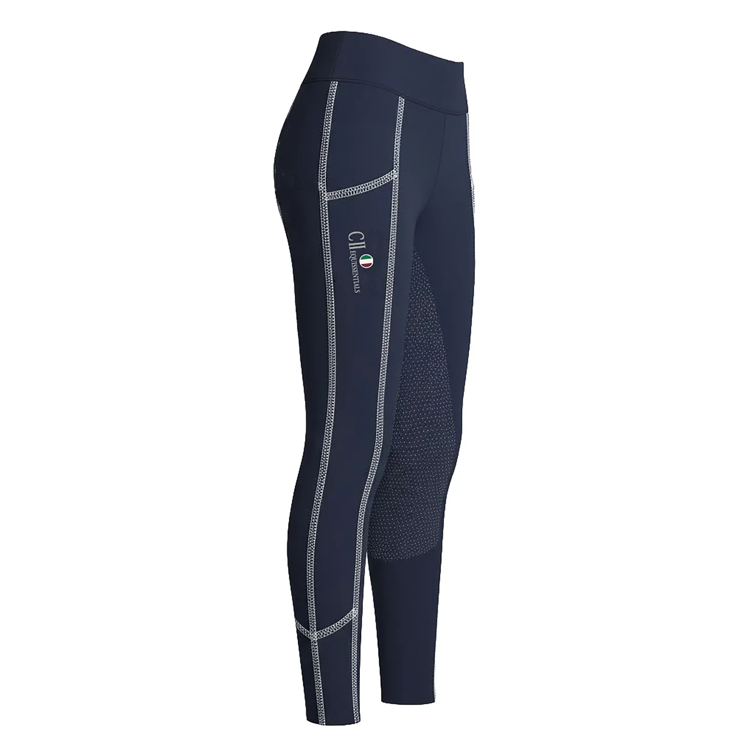 C2E Guadalupe ridetights navy fullgrip topo