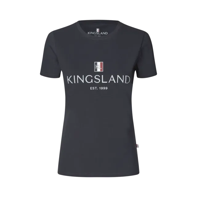 Kingsland Classic logo t-shirt dame marine bomuld