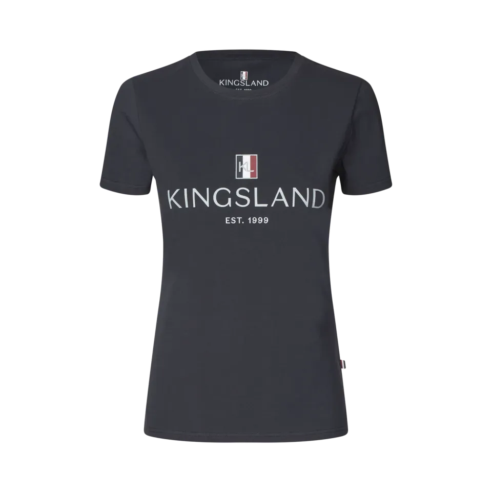 Kingsland Classic logo t-shirt dame marine bomuld