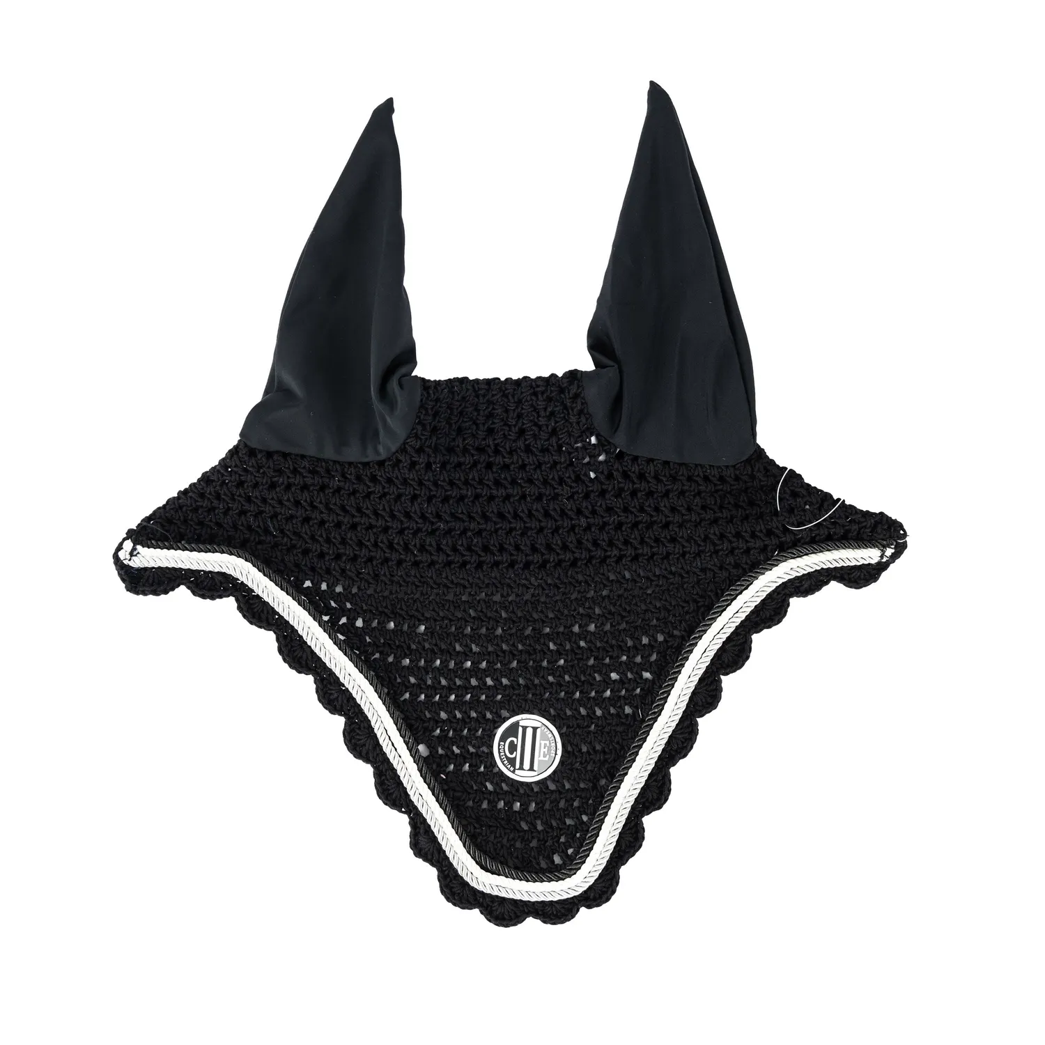 C2E Van Nuys fluehætte jet black hæklet