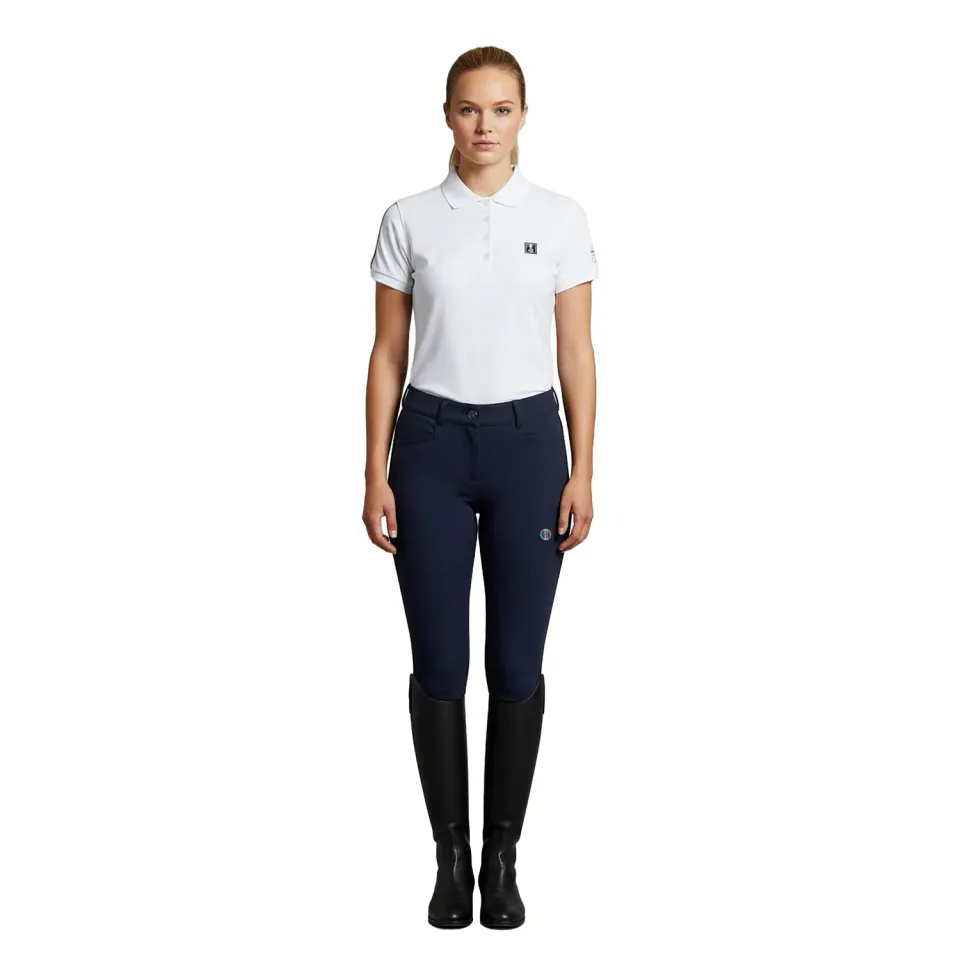 C2E Merced poloshirt hvid dame quickdry