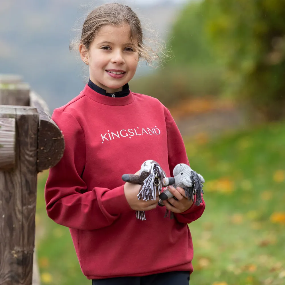 Kingsland KLAntonia Junior sweatshirt Garnet glitter