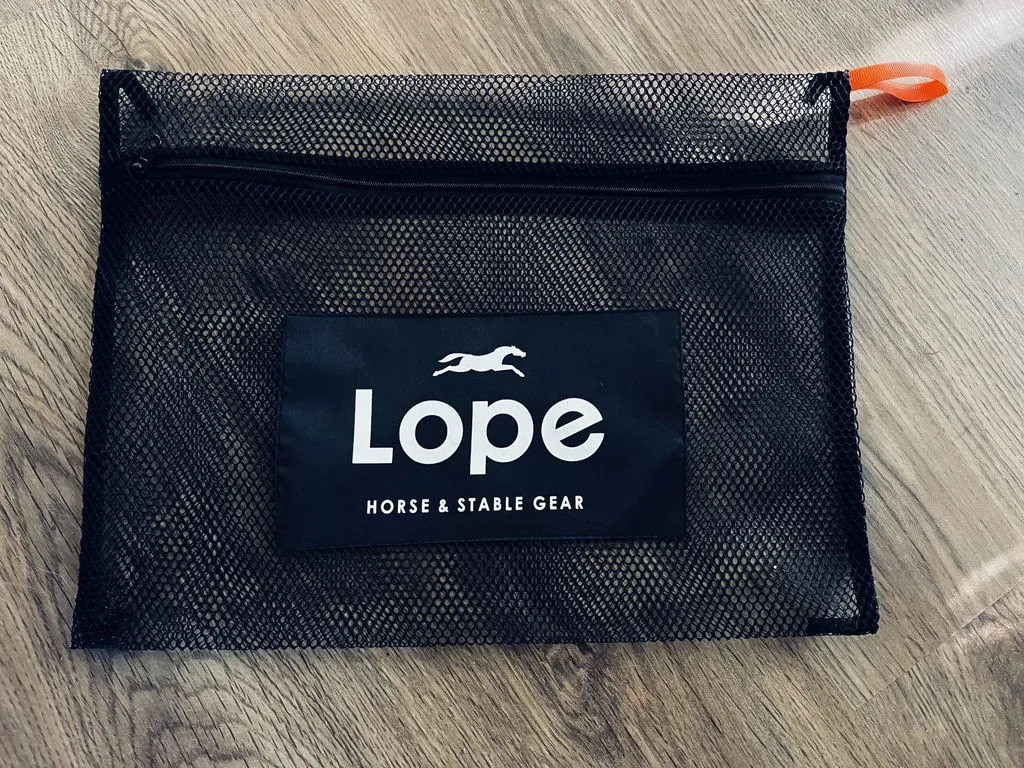 LOPE Mesh Bag vaskepose 40x30 cm sort