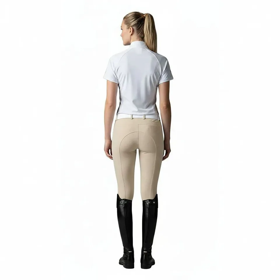 C2E Paddington KG ridebukser beige knægrip sandshell