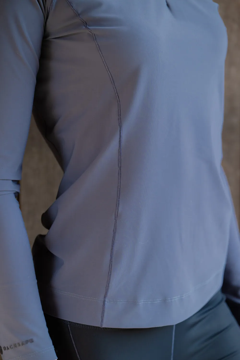 Racesafe Baselayer lynlås undertrøje Shadow Blue