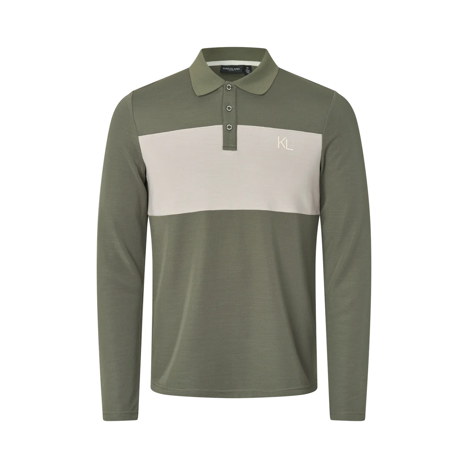 Kingsland KLAxel langærmet polo Black uldmix