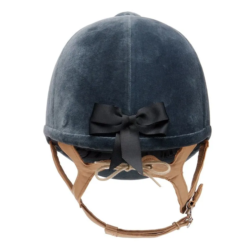 Charles Owen Fian ridehjelm velour sort